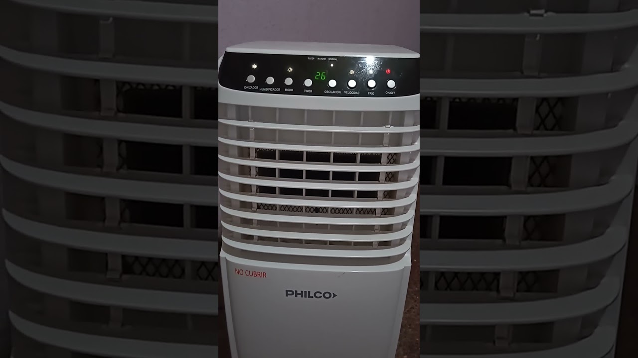 CLIMATIZADOR PHILCO DE 10L CON AGUA FRIA Y HIELO