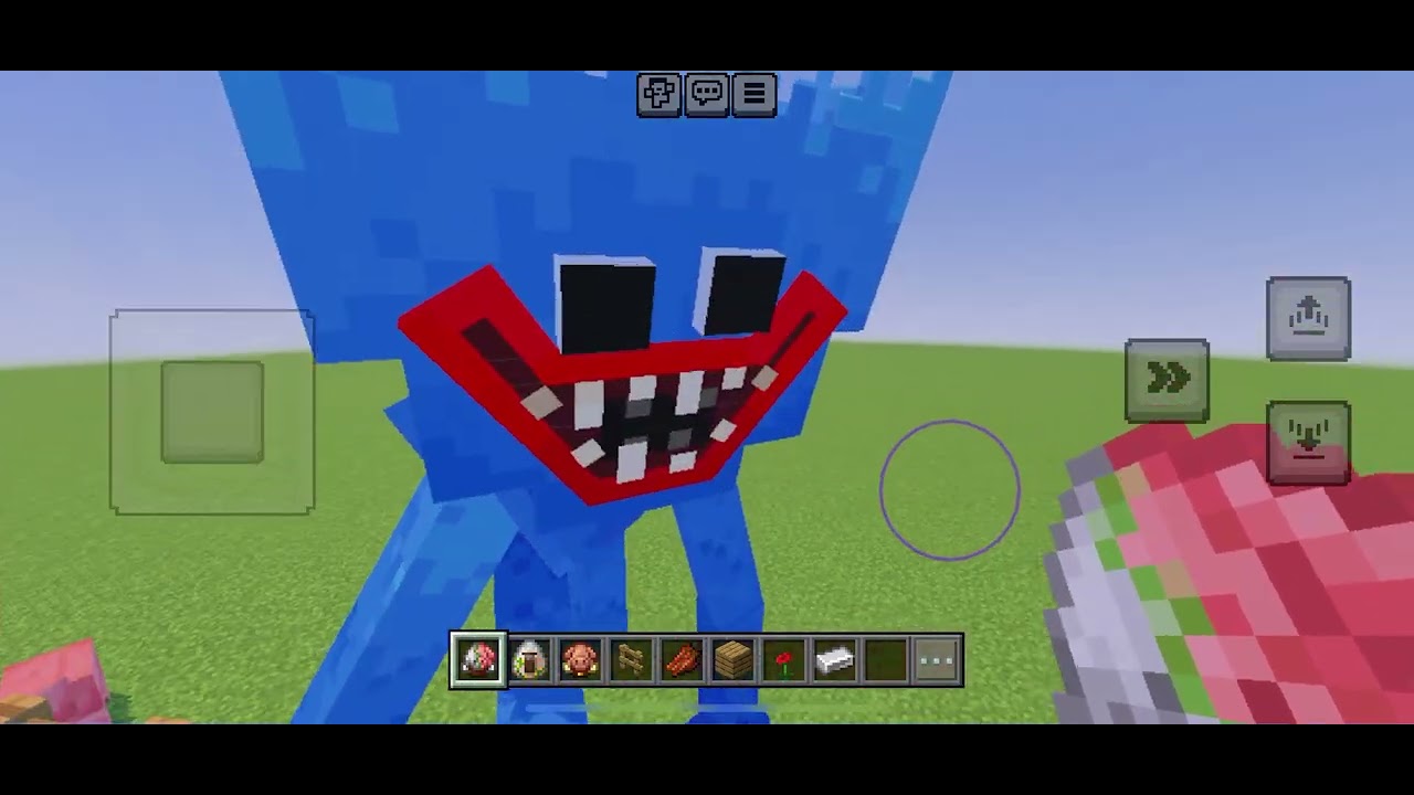 Iron golem versus zombie pig