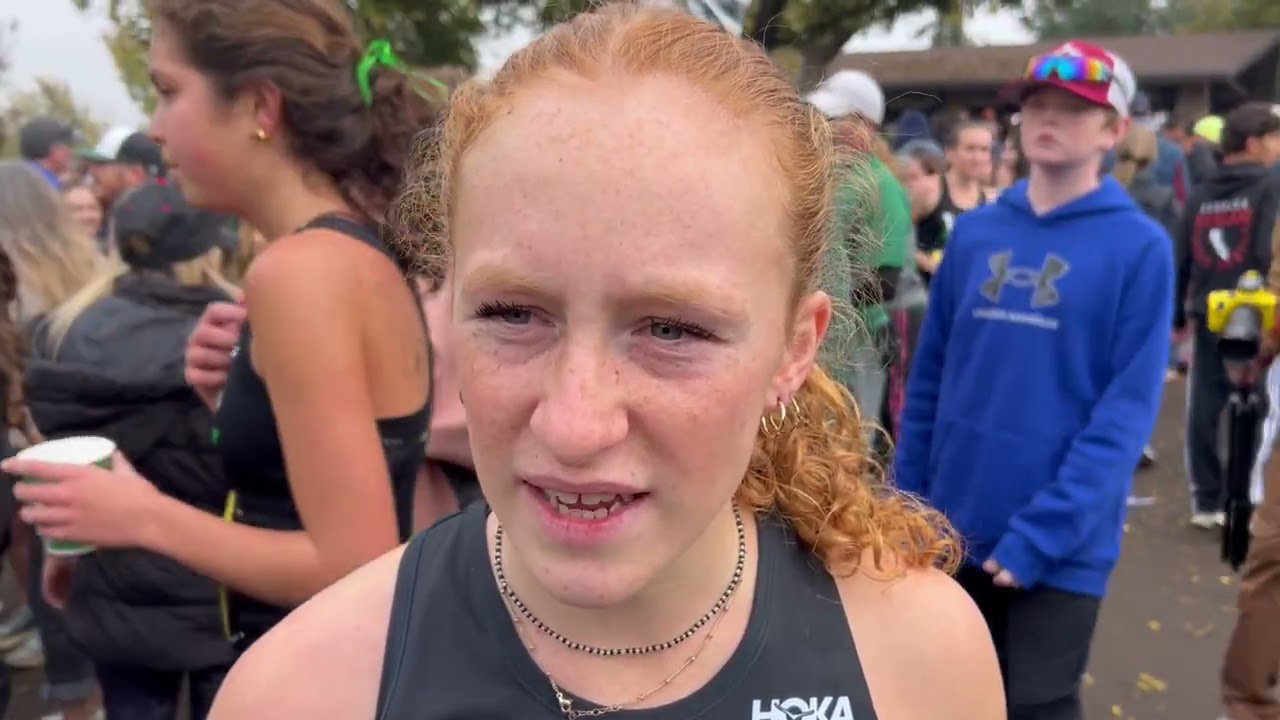 Chiara Dailey of La Jolla 1st Place Girls Division 4 at CIF State Cross Country Championships
