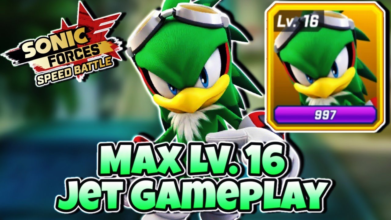 MAX LEVEL 16 Jet Gameplay | Sonic Forces: Speed Battle