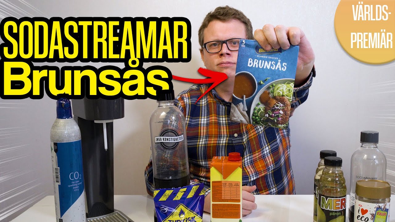 Sodastream med brunsås | Världspremiär!