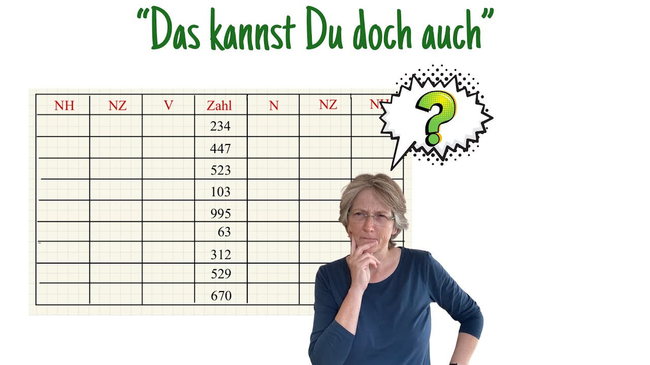 Nachbarzehner - Nachbarhunderter -  Vorgänger und Nachfolger- ganz anschaulich