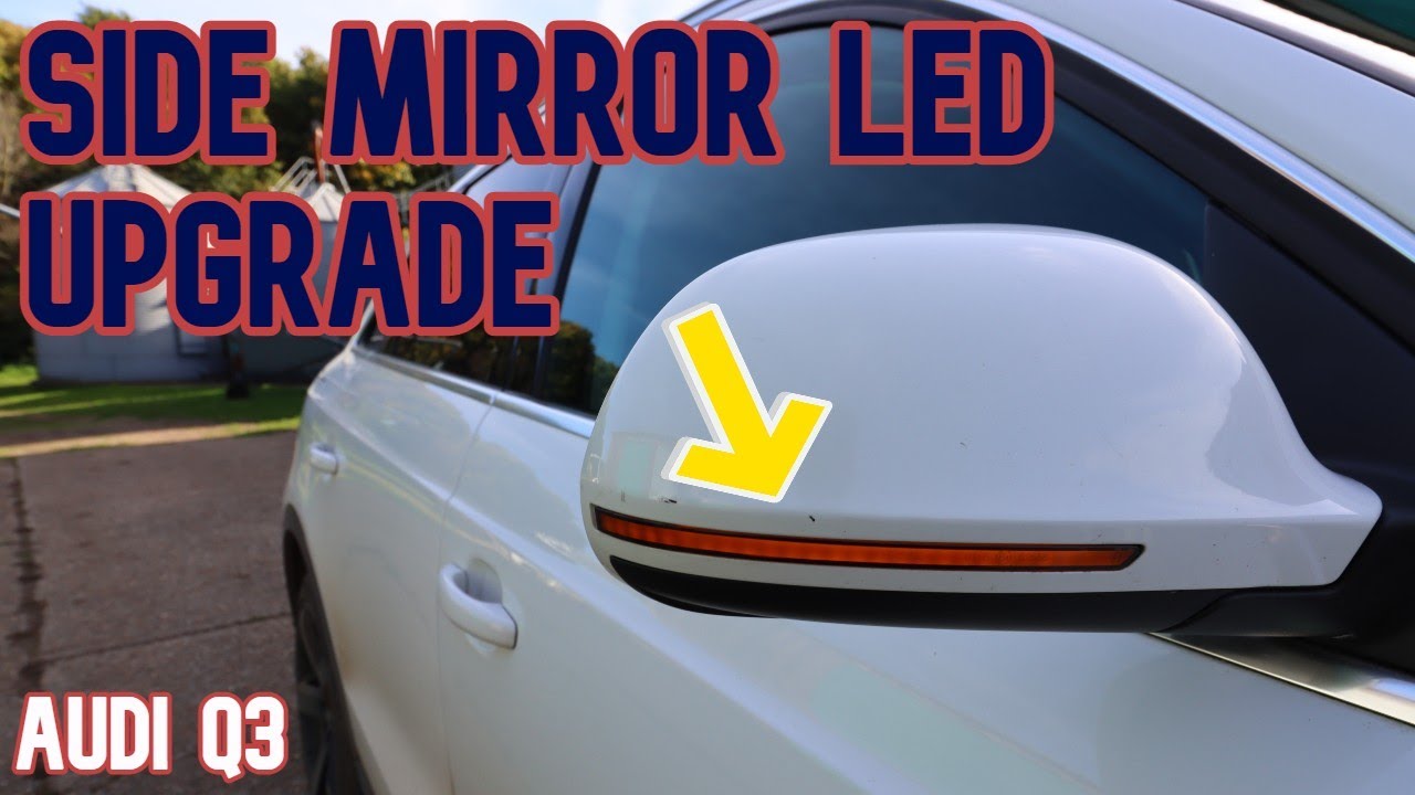 Audi Q3 Side Mirror LED indicator upgrade to Dynamic mode! Cool cheap upgrades! 5% OFF