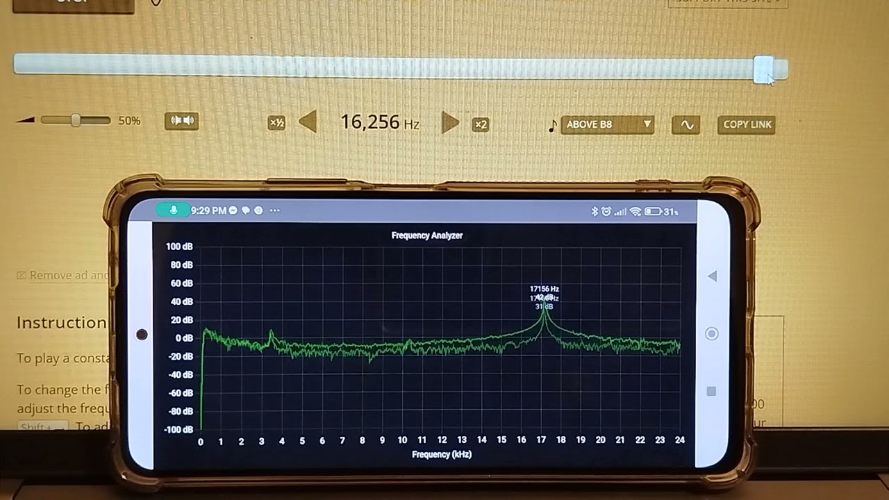 Real-Time Frequency Sweep: FFT Audio Analyzer from 0 to 20kHz!