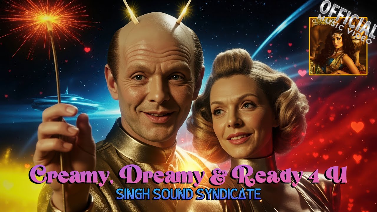 Creamy Dreamy & Ready 4 U (Official Sci-Fi Video) | Retro Alien Romance Pop Hit