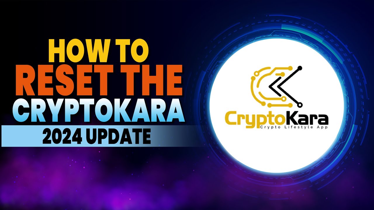 HOW TO RESET YOUR CRYPTOKARA | EgonCoin Blockchain