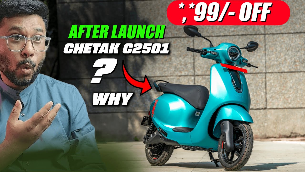 😱 HUGE PRICE DROP! Bajaj Chetak C2501 😳⚡ Good or Bad? Electric Scooter