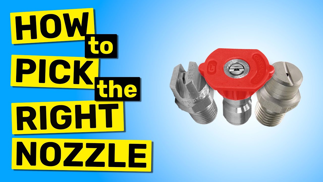 How To Pick The Right Nozzle | Pressure Washer