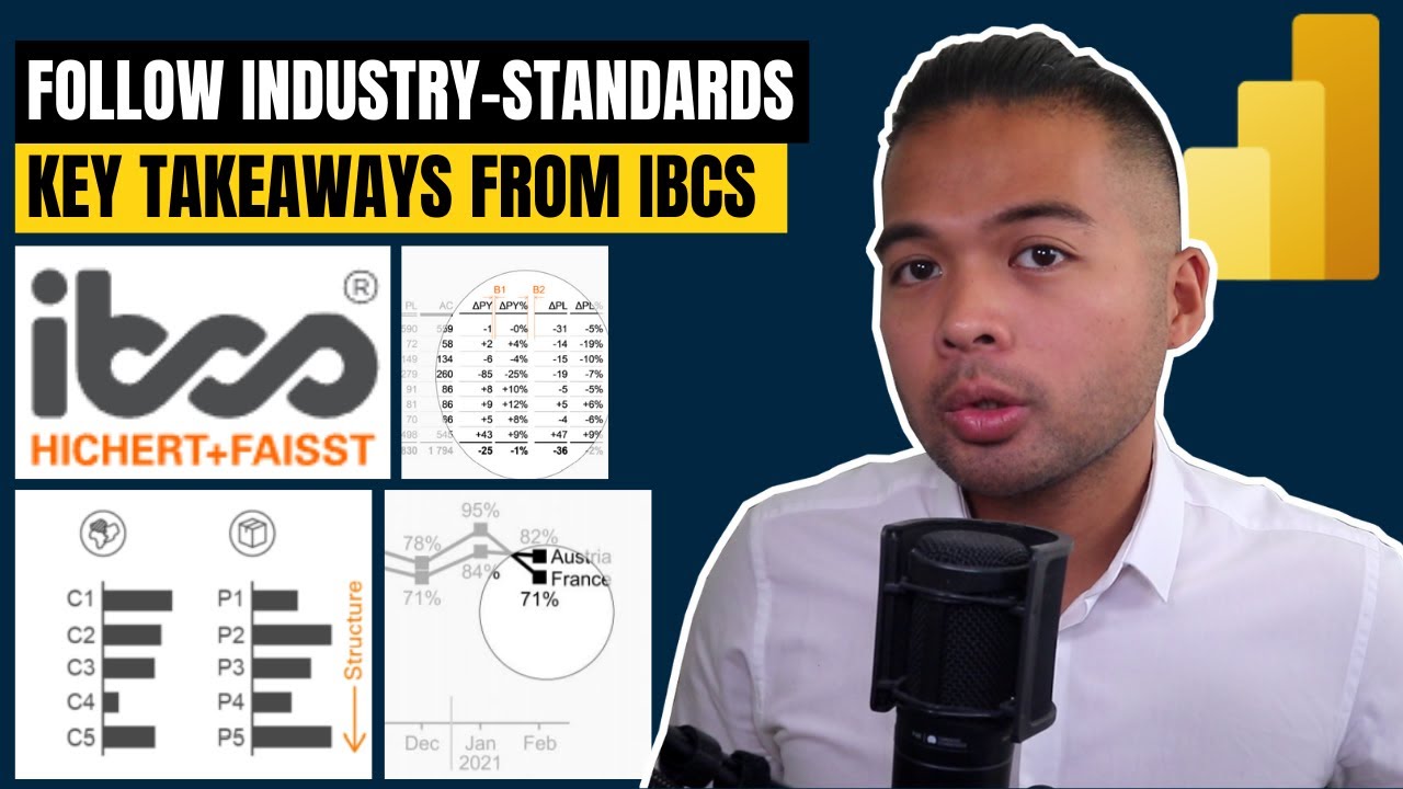 Follow STANDARDS when designing reports using the IBCS Standards - Key Takeaways for Power BI