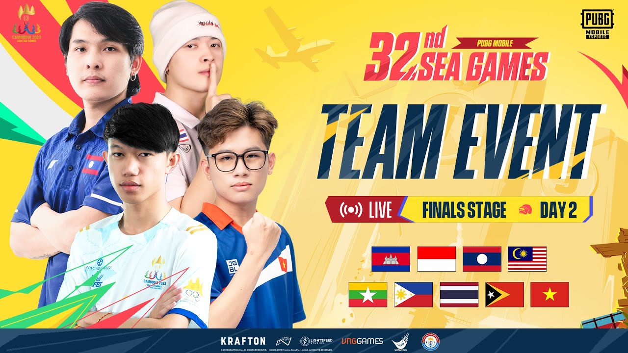 🔴 32ND SEA GAMES | PUBG MOBILE | TEAM EVENT - FINALS DAY 2