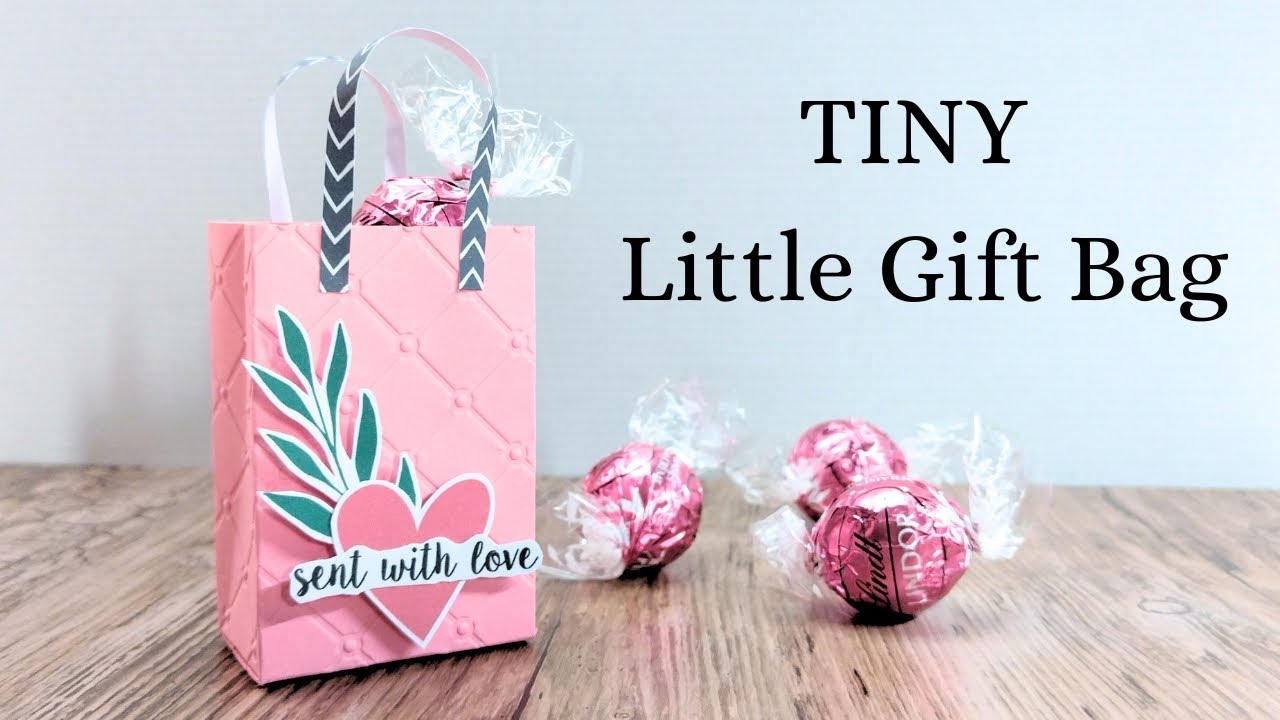 *TINY* Valentine's Gift Bag | Step by Step Tutorial