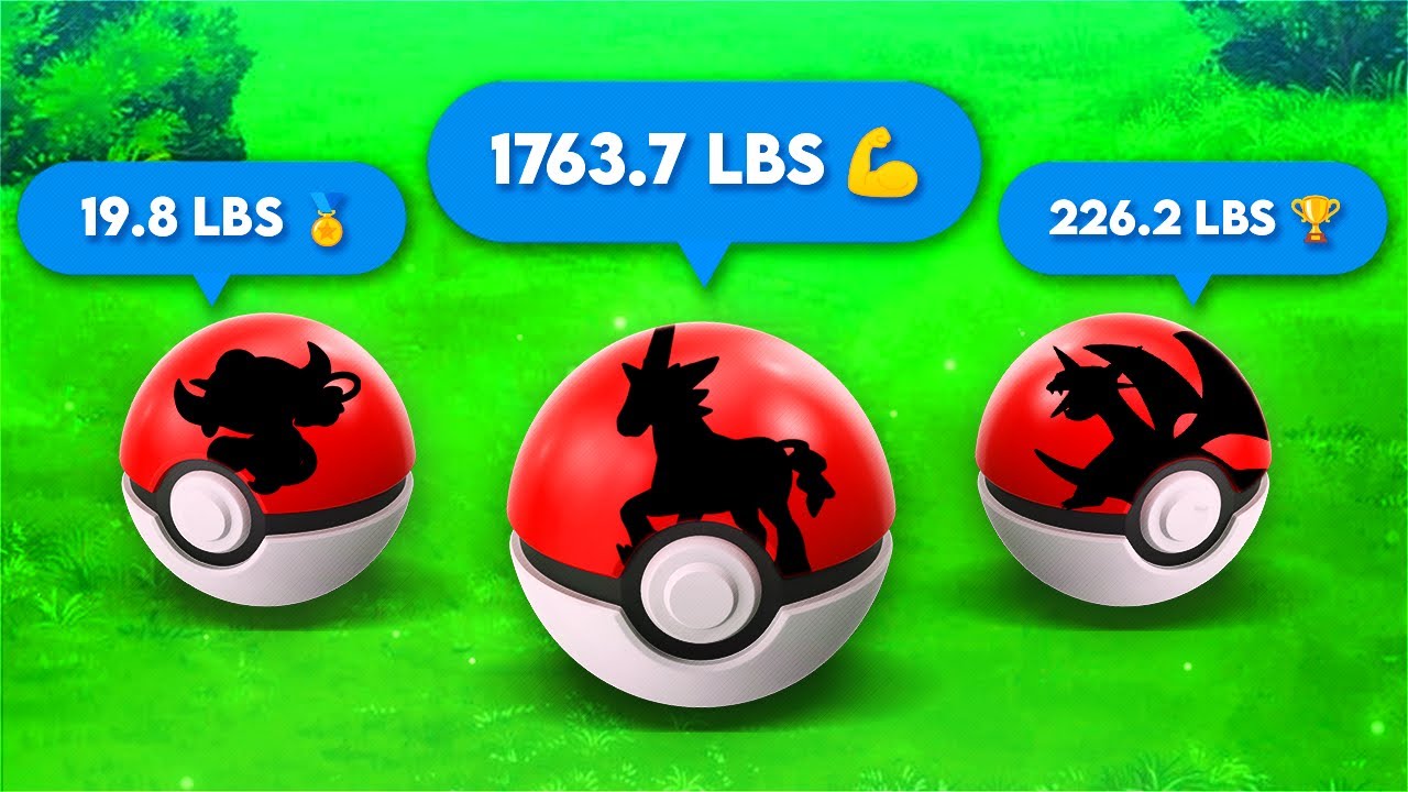 Pick Your Starter Pokemon ONLY Knowing Their Weight!