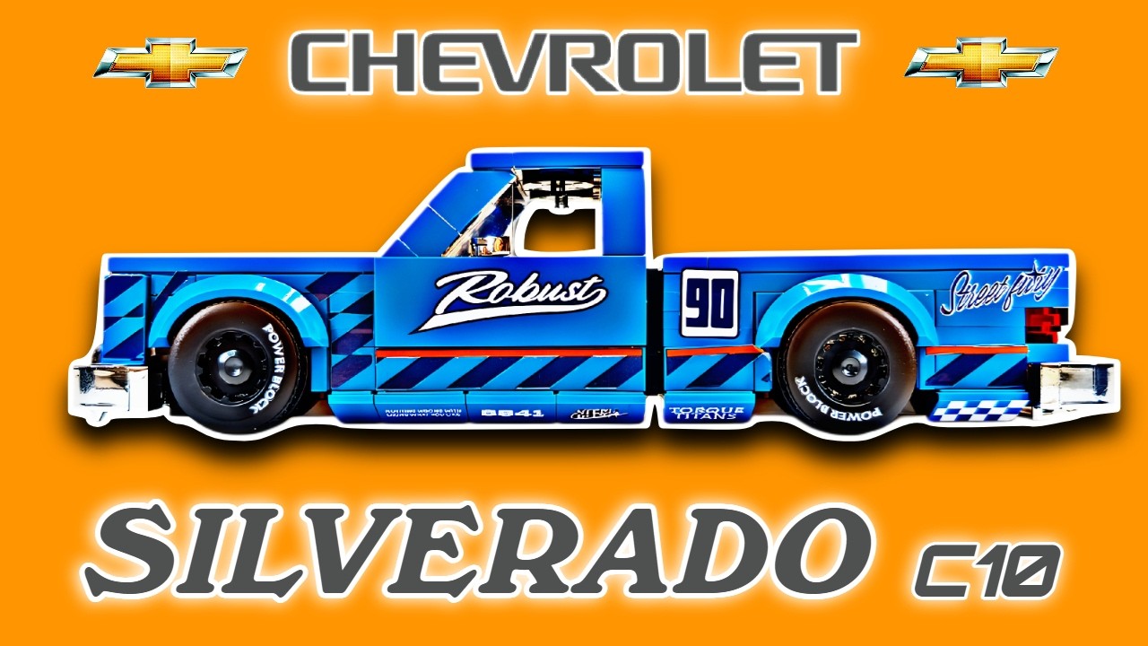 Great LEGO PICKUP Truck from 80s - Chevy SILVERADO C10 by PowerBlock