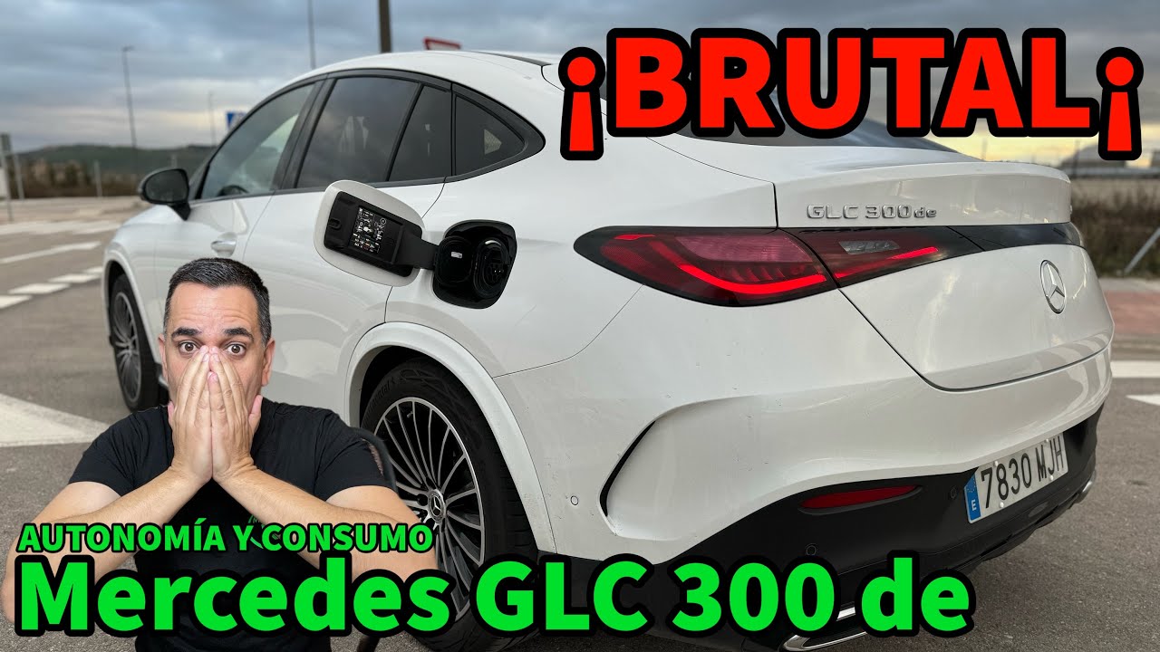 ¡BRUTAL! Mercedes GLC 300 de SÚPER PRUEBA DEFINITIVA PHEV AUTONOMÍA ELÉCTRICA y CONSUMO MOTORK