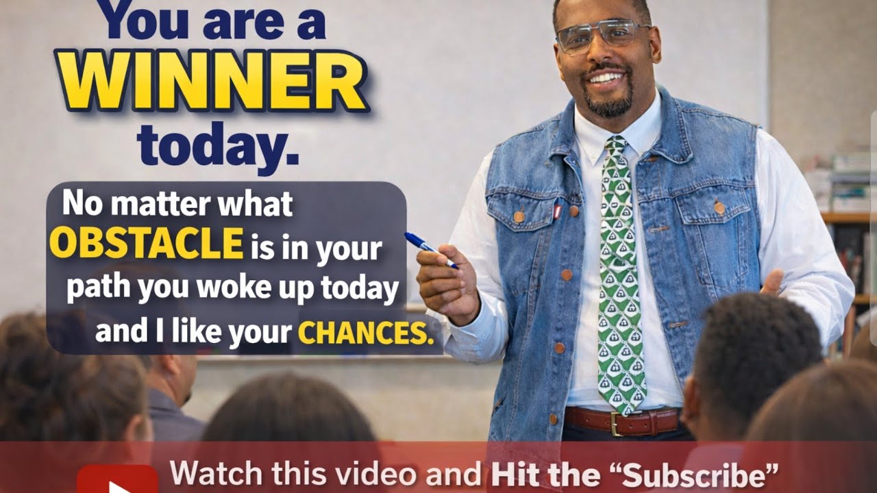 You are a WINNER today. Start living like it.