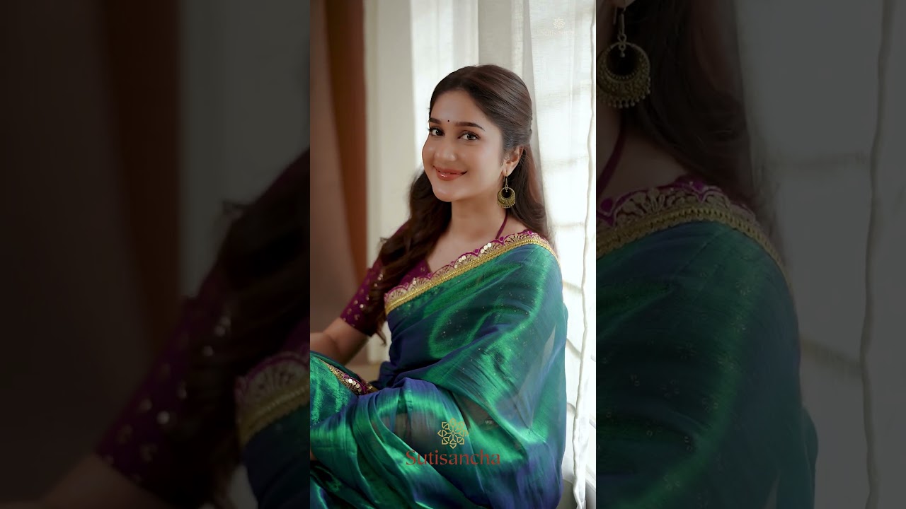 The Luxe Gleam Tissue Cotton Saree
