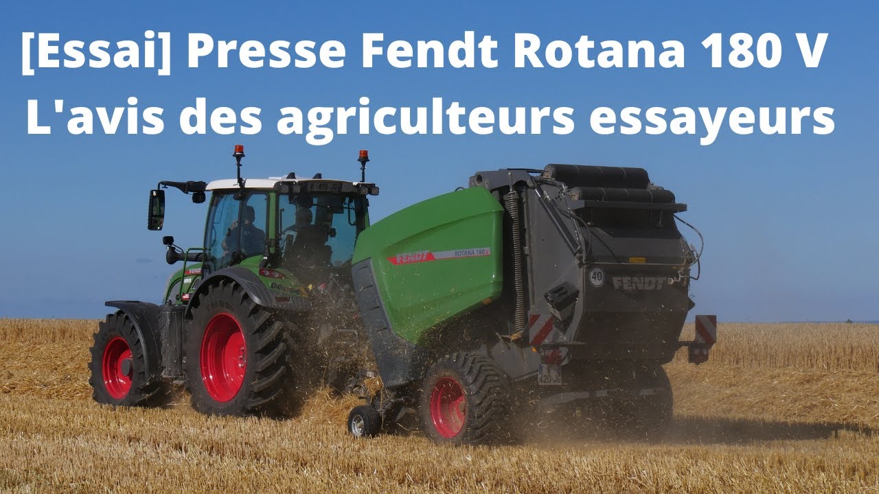 Essai exclusif de la nouvelle presse Fendt Rotana 180 V XtraCut Profi