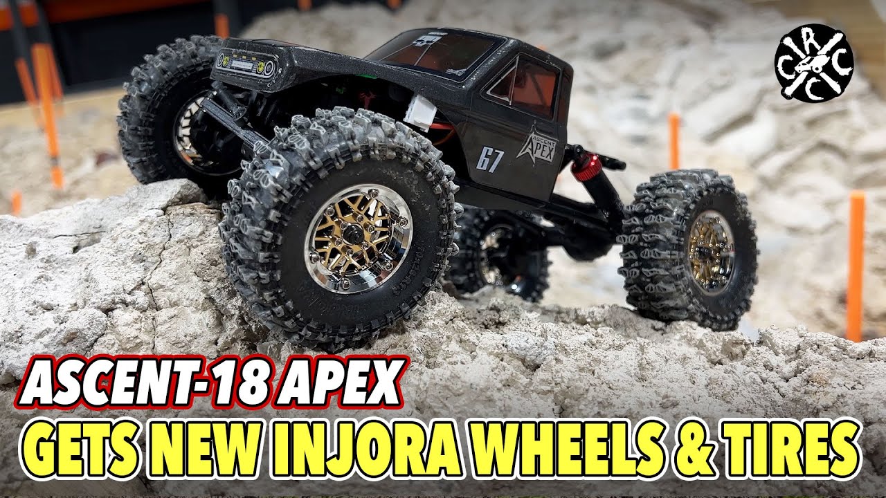 Redcat Ascent Apex получает 1,3-дюймовые диски, шины и вставки Injora