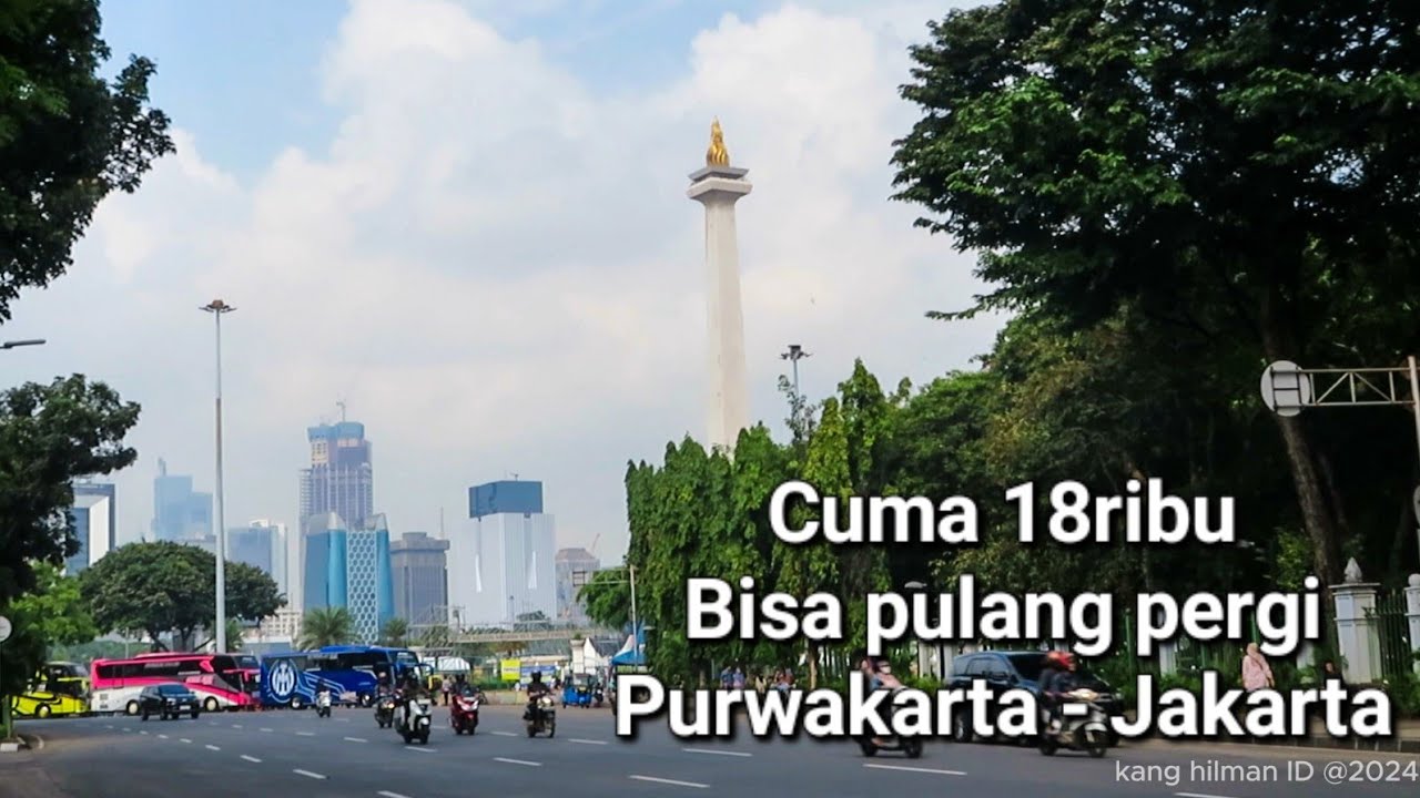 CARA NAIK KERETA API KE JAKARTA ONGKOS MURAH DARI STASIUN PURWAKARTA KE MONAS, ISTIQLAL DAN KOTA TUA