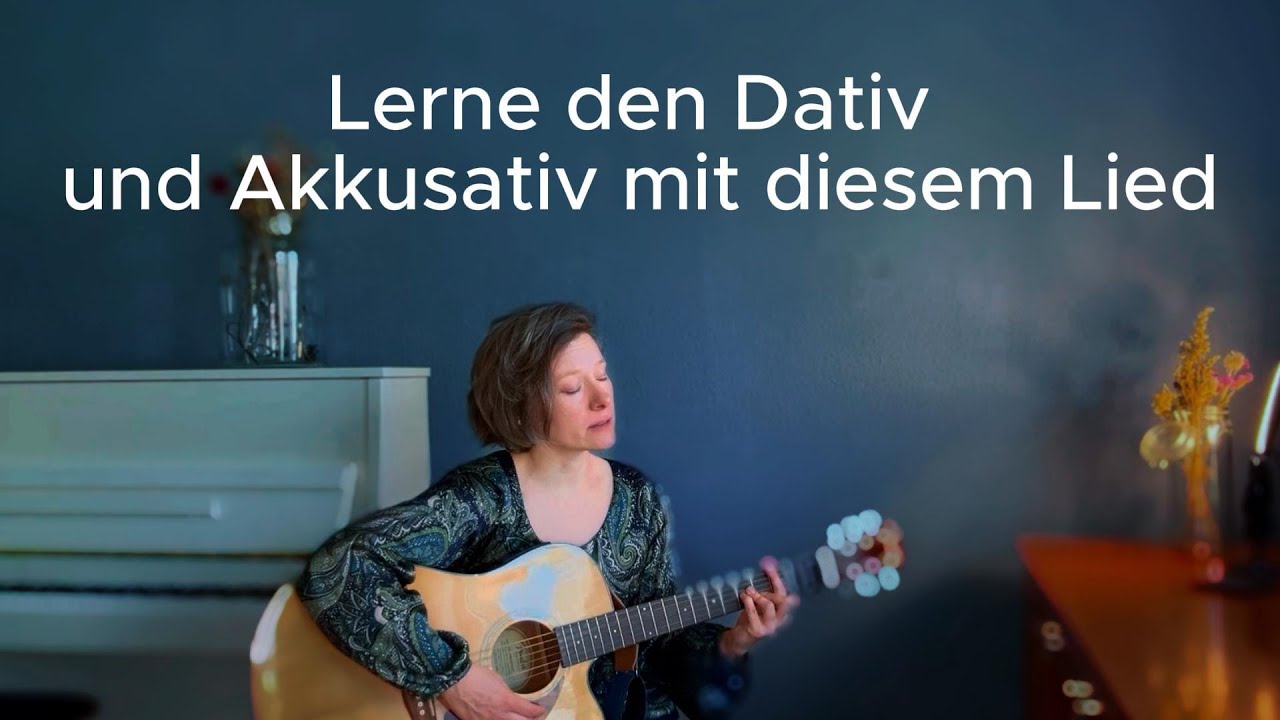 Lerne Adjektive im Dativ und Akkusativ mit diesem Lied