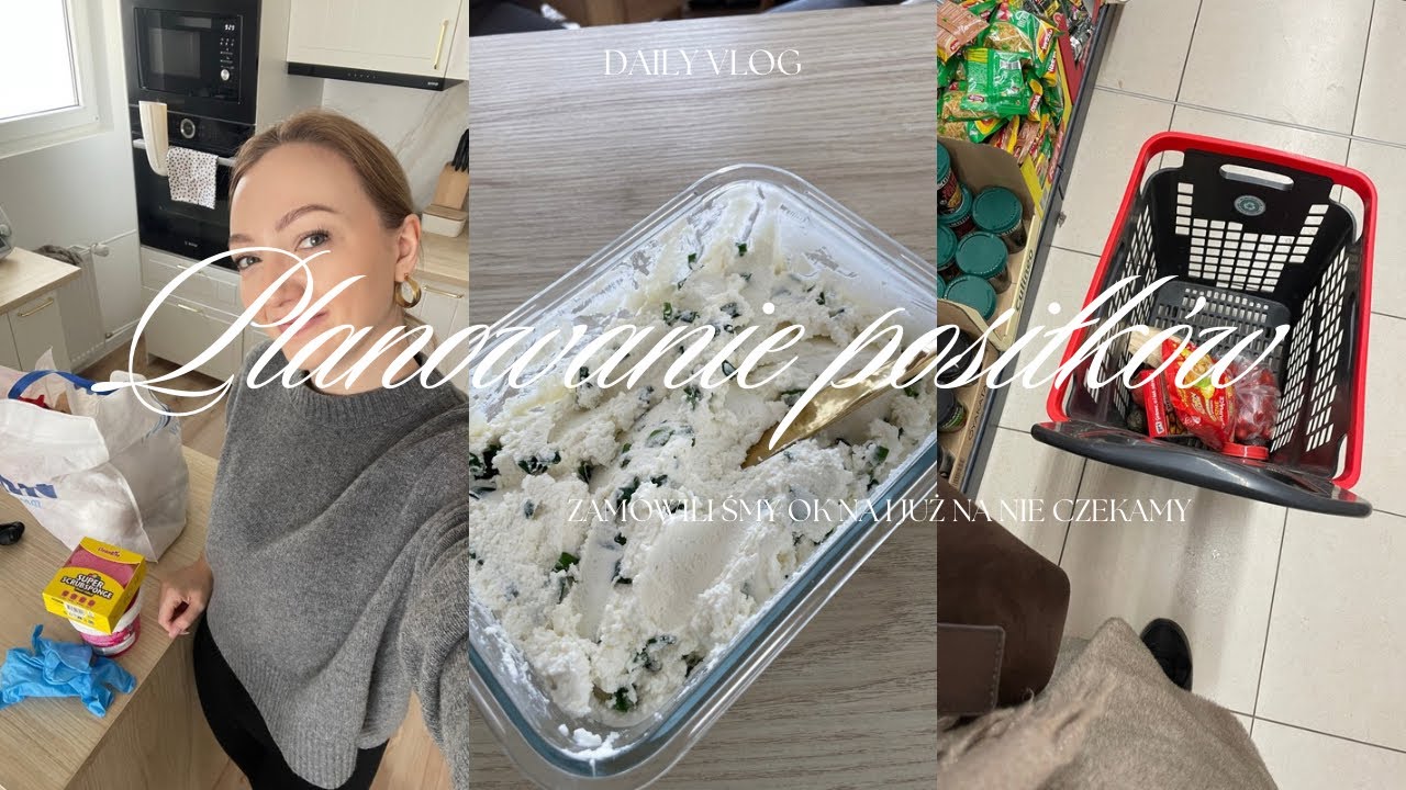 PLANOWANIE POSIŁKÓW, CZEKAMY JUŻ NA OKNA, MROŹNA KRAINA | daily vlog