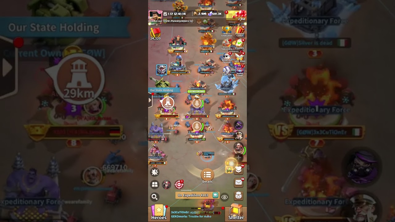 Darl War Survival, SVS versus 103. Part 2