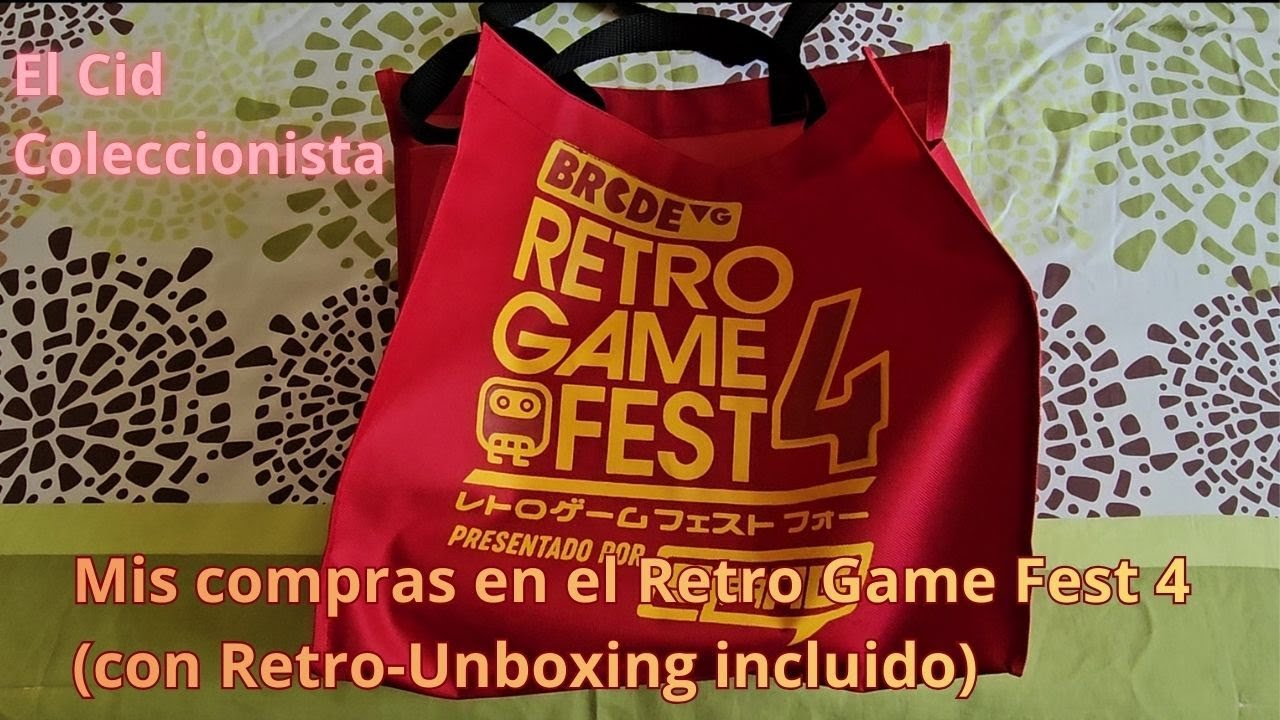 La merch y mis compras del Retro Game Fest 4 (Con retro-unboxing incluido)