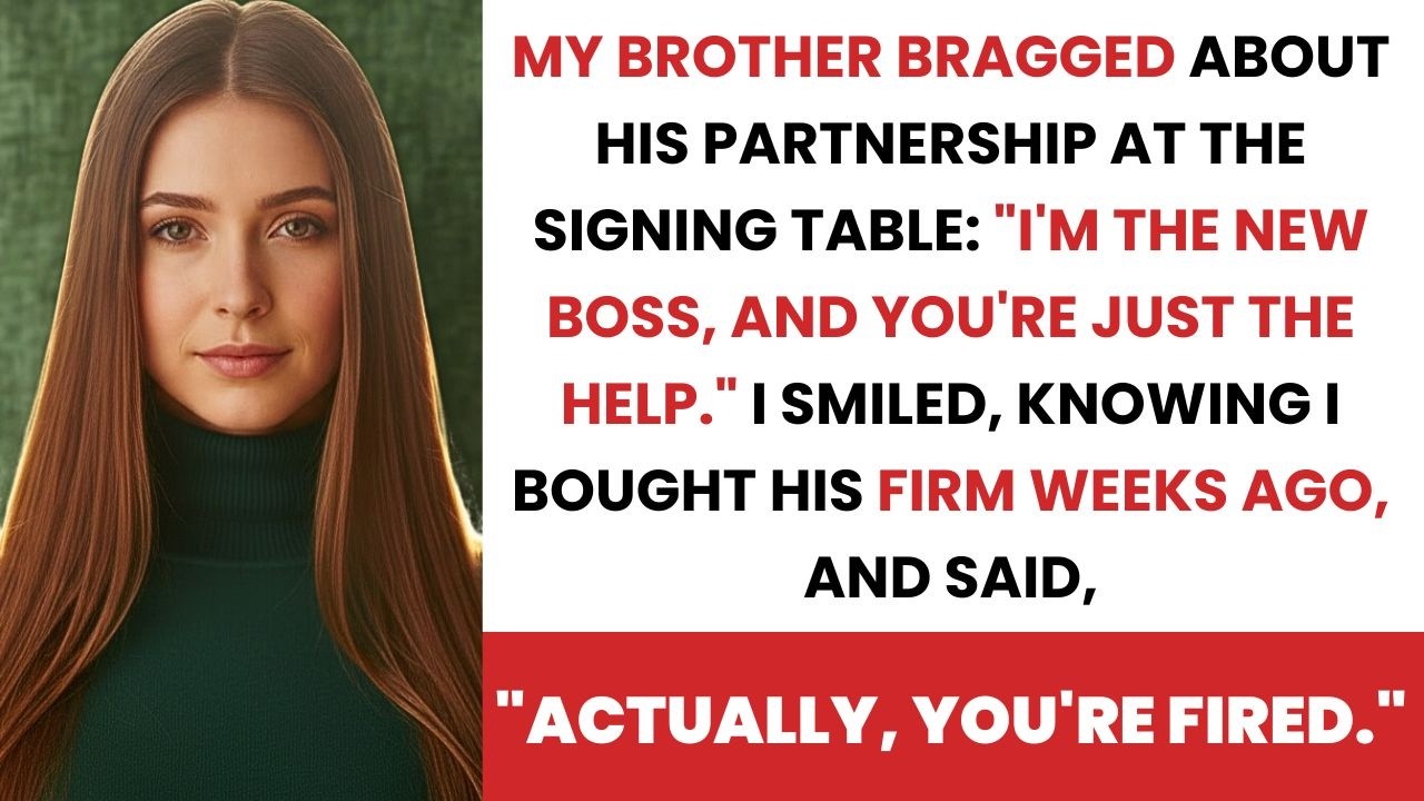My Brother Boasted “I’m the New Partner” — So I Bought the Company and Turned the Tables…