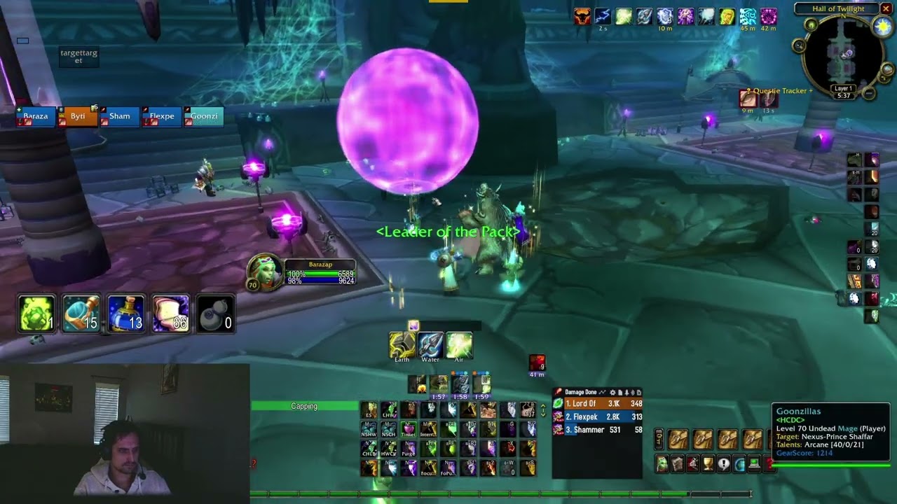 Releasing Yor in Heroic Mana Tombs