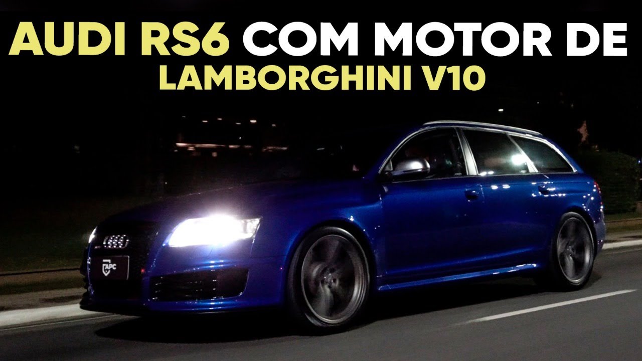 O BRUTAL AUDI RS6 V10 BITURBO! | ApC