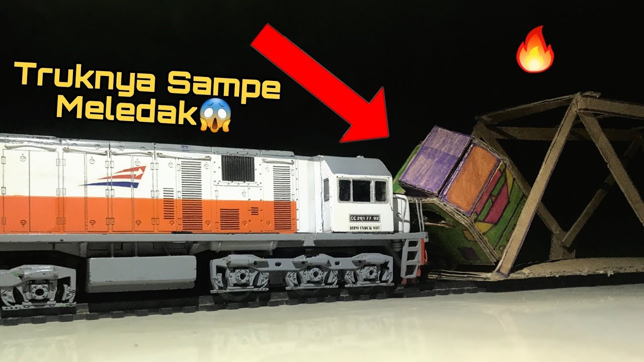 PLH KA Brantas - Stop Motion miniatur kereta api