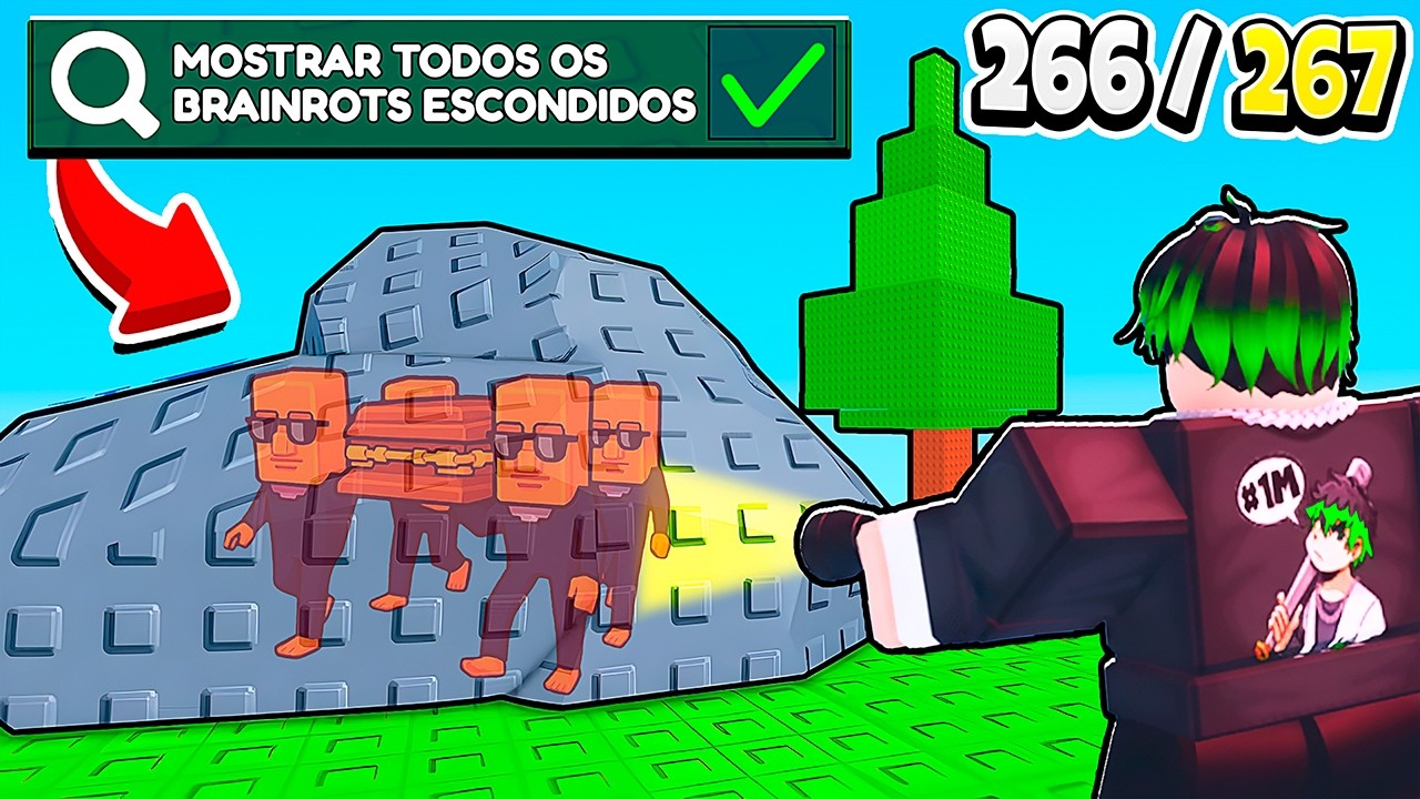 🔥DESCOBRI UMA OPÇÃO SECRETA… E ACHEI TODOS OS BRAINROTS!!