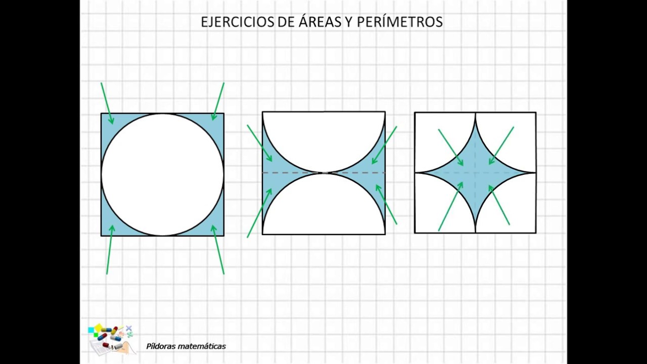 08 Ejercicios de áreas y perímetros III