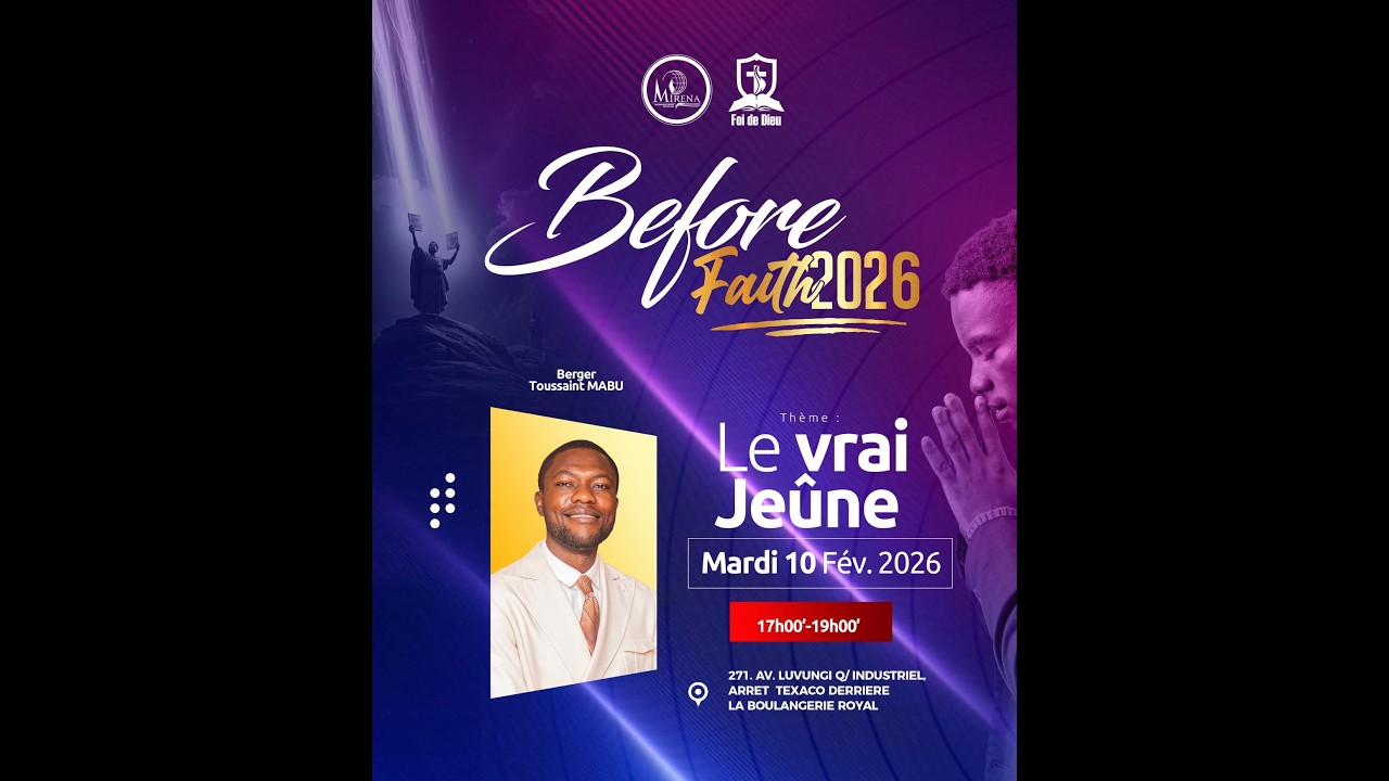 BEFORE FAITH 2026