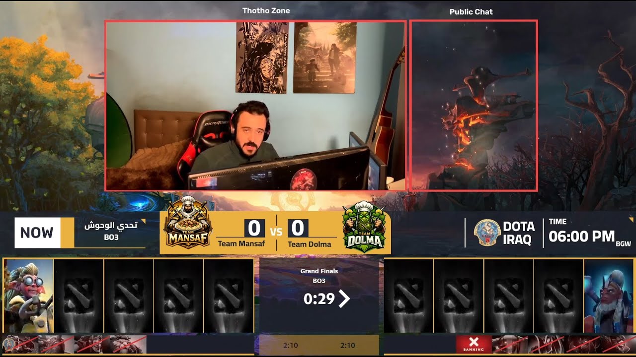 [Grand Finals] [BO3] Team Dolma vs Mansfa | Dota 2 Iraq