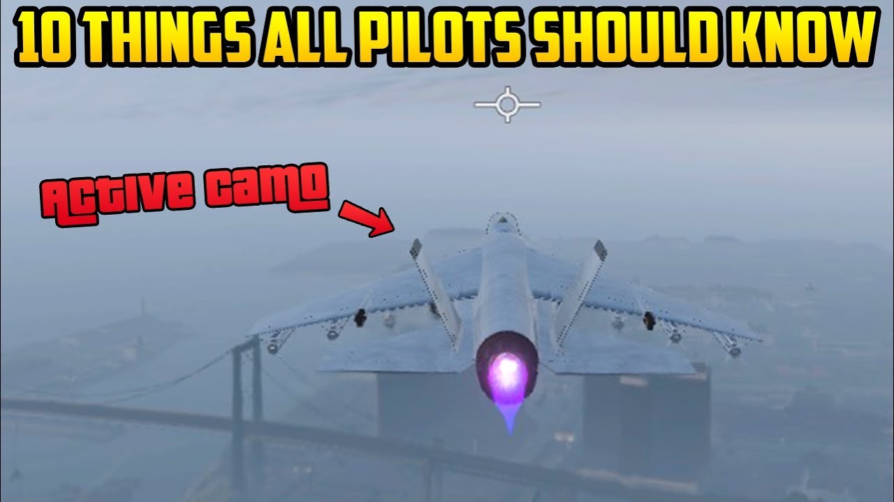 10+ ВЕЩЕЙ, КОТОРЫЕ ДОЛЖЕН ЗНАТЬ КАЖДЫЙ ПИЛОТ В GTA ONLINE!