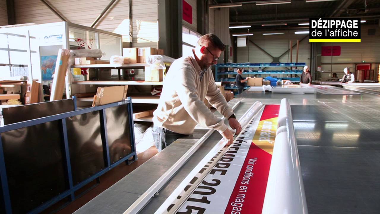 Panneau publicitaire | Syst&egrave;me Cristal Kit (changement d'affiche)