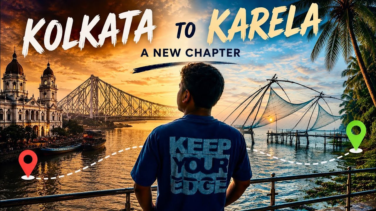 Kolkata to Kochi Journey | Starting a New Life in Kerala | EP 01