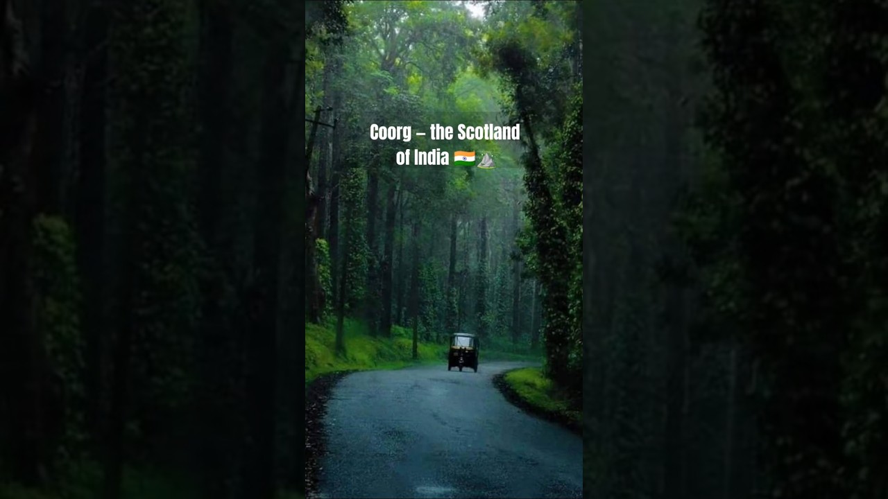 This Is Why Coorg Is Called the Scotland of India 🇮🇳✨ #coorg #Shorts #viral