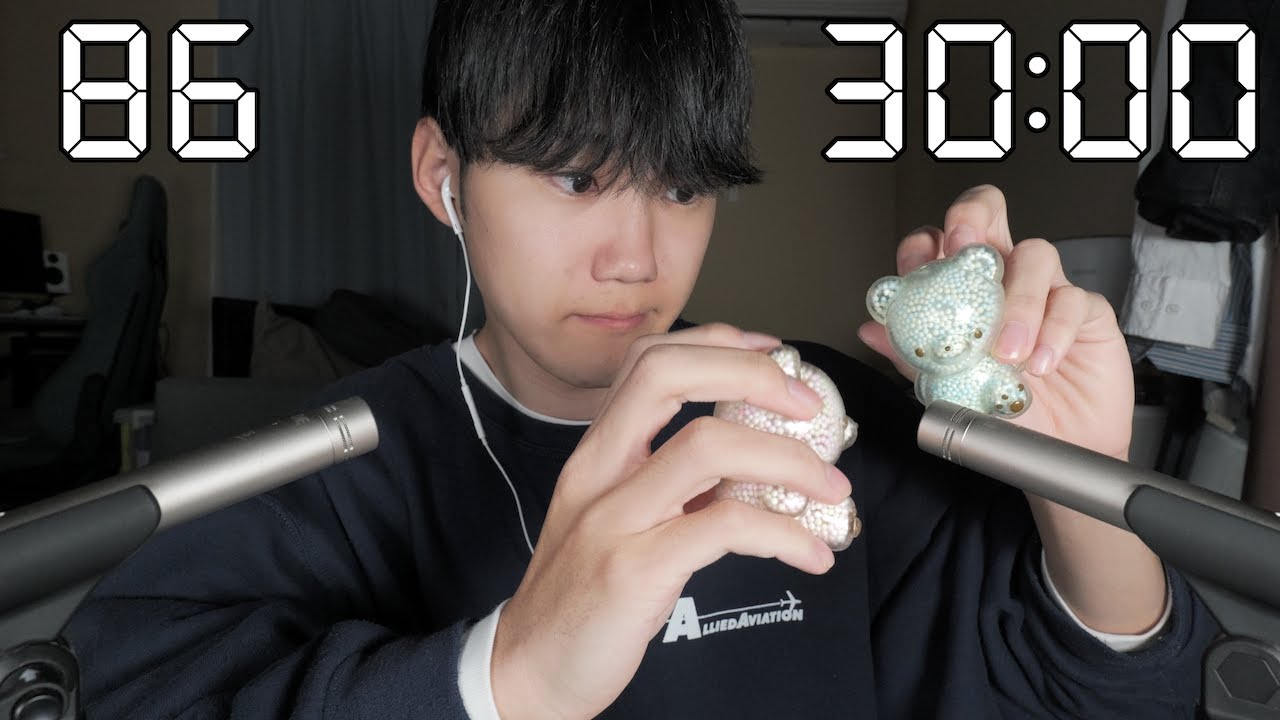 【ASMR】30分で何種類のトリガーできるのか？ / RODE NT5【SUB】How many different Triggers can you do in 30 minutes?