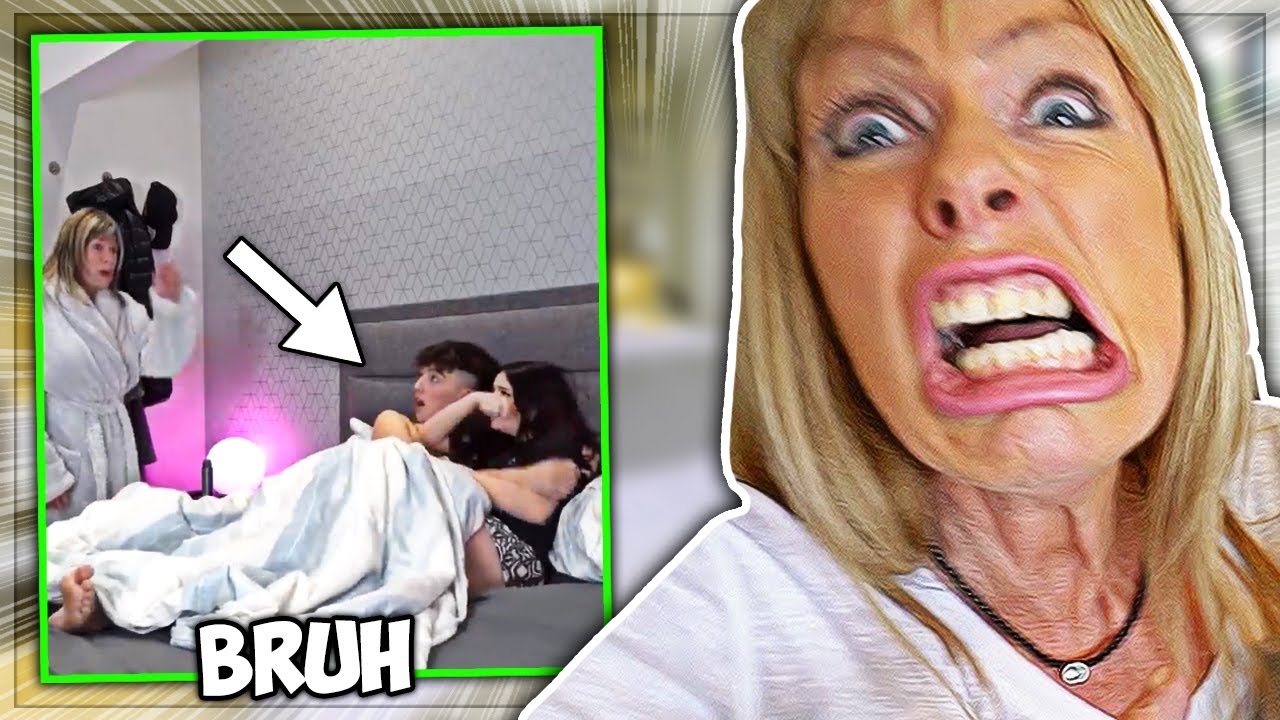 Мама Моргза ловит его..