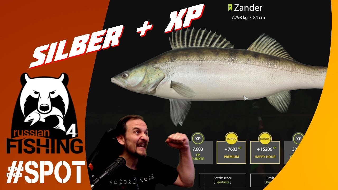 Russian Fishing 4 - ZANDER - Silber am Wolchow