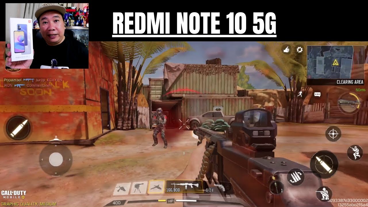 REDMI NOTE 10 5G  - CALL OF DUTY MOBILE  - MULTIPLAYER  - SCREEN RECORDING