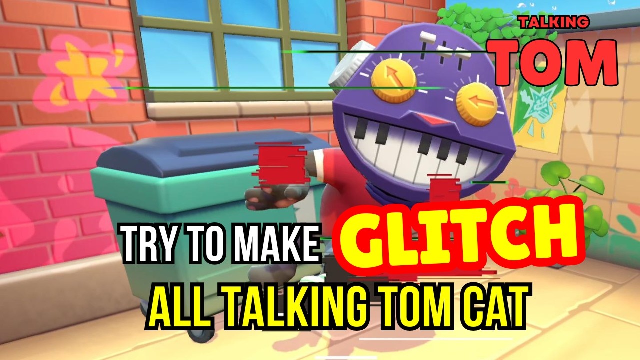 Talking Tom Cat 2025 Gameplay || i Try To Make All Talking Tom Cat Glitch Error Tom 1999 Appears