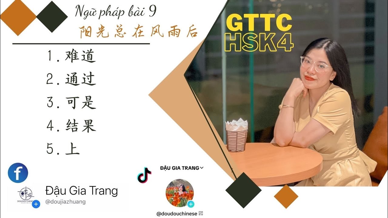 GTTC HSK4 Ngữ pháp bài 9