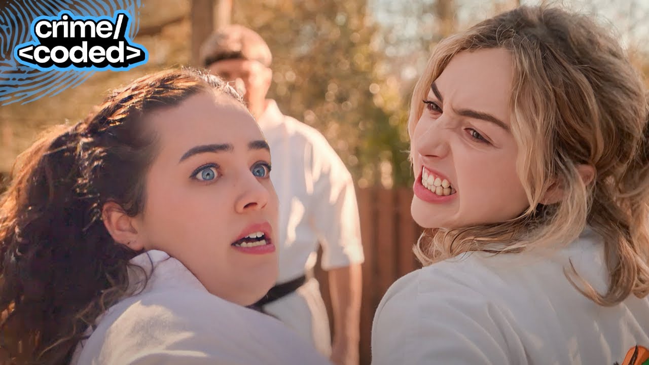 cobra kai (2024) - tory kicks sam after the point is called