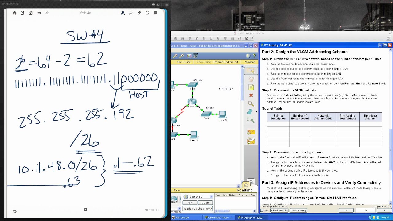 Spring 2014 - CSI157-841 (Week #6 - 03042014) - Packet Tracer 9.2.1.5 Tutorial