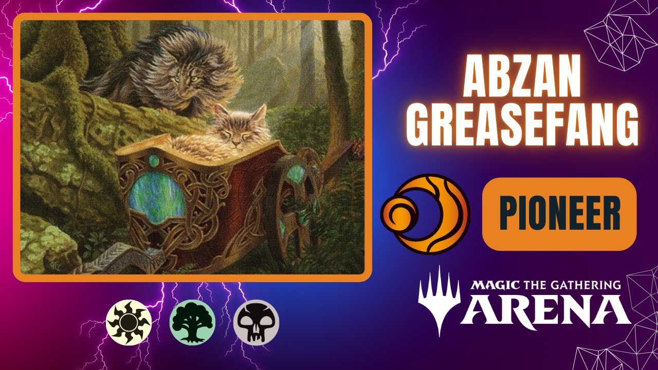 💀🌳🔆 Abzan Greasefang | Pioneer | Magic the Gathering Arena Gameplay | ECL | BO1 | Lorwyn Eclipsed