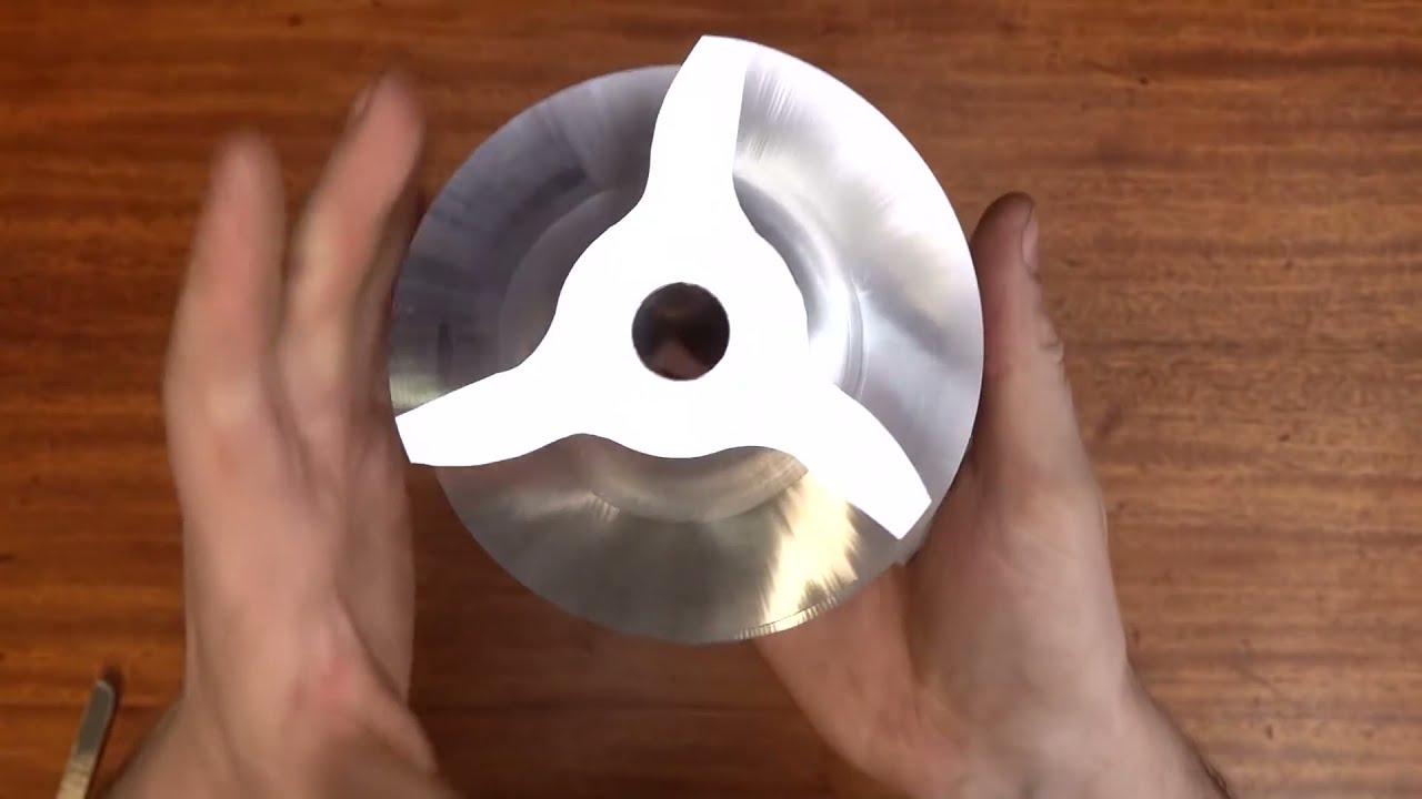 A jet impeller on a lathe - how is this possible ???