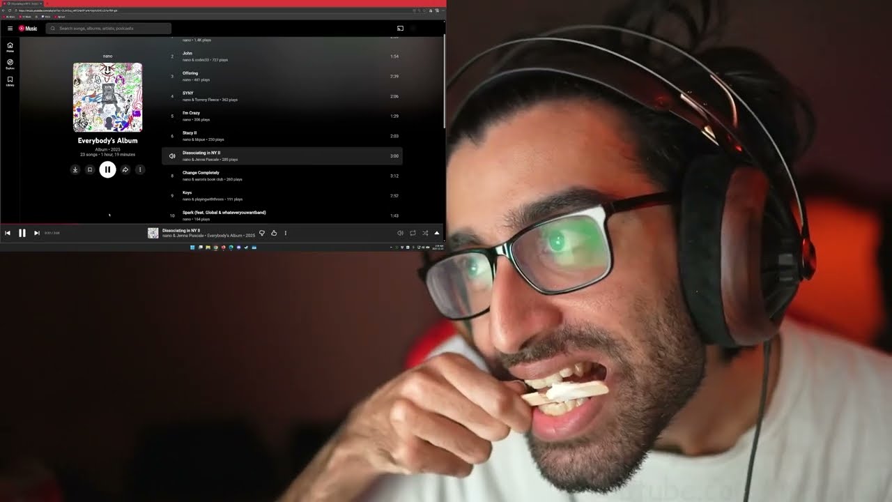 reacting to 